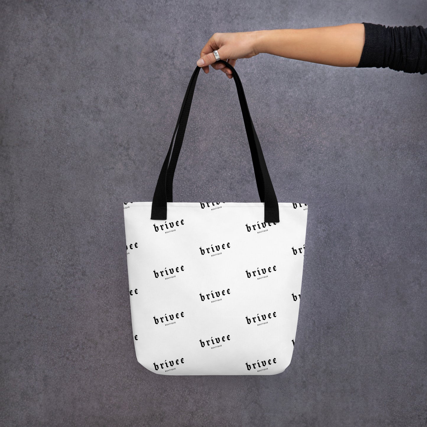 Brivee Boutique | Tote Bag with Black Handles