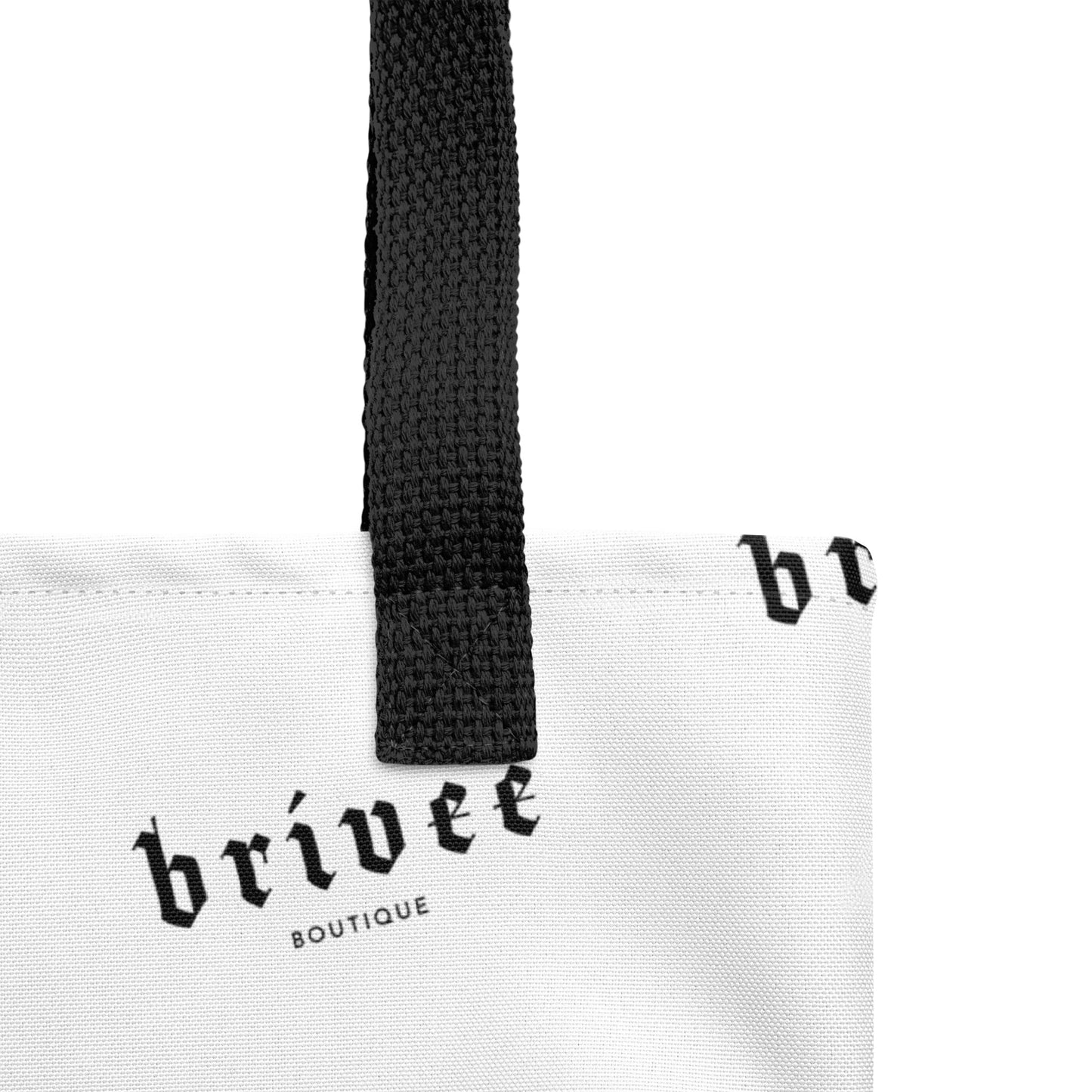 Brivee Boutique | Tote Bag with Black Handles