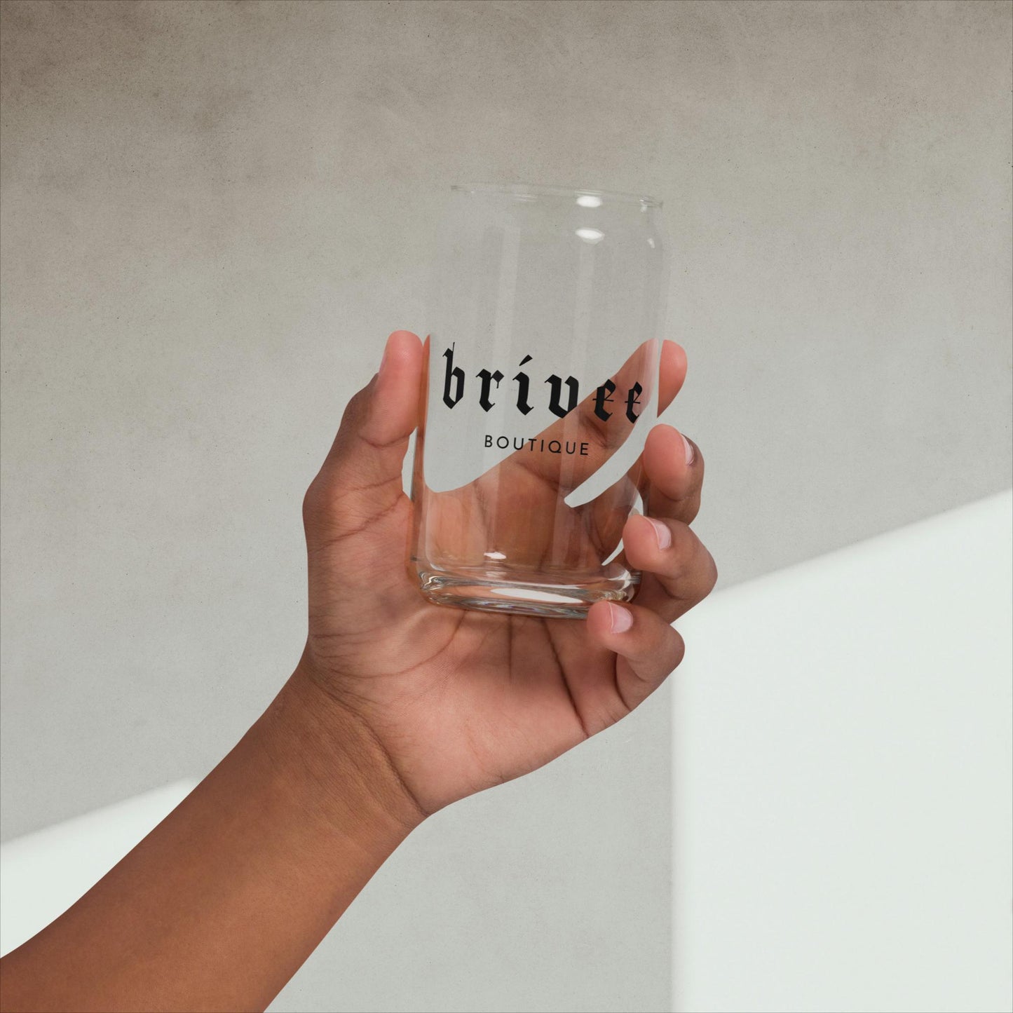 Brivee Boutique | Can Shaped Glass | 16 oz