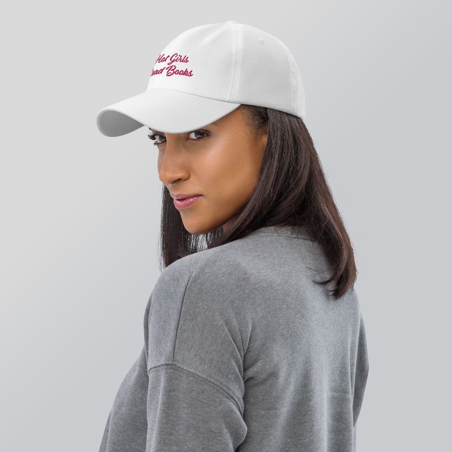 Hot Girls Read Books | Dad Hat | Embroidered