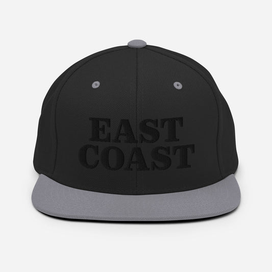 East Coast | Classic Snapback Hat | Embroidered