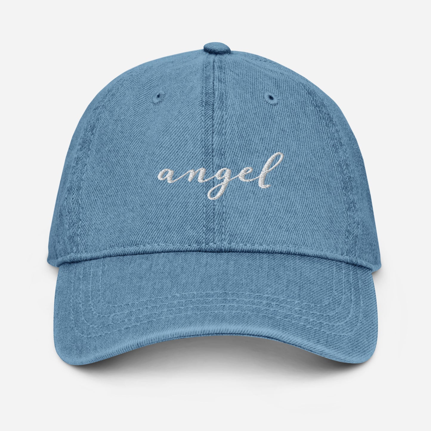 Angel | Denim Hat | Embroidered