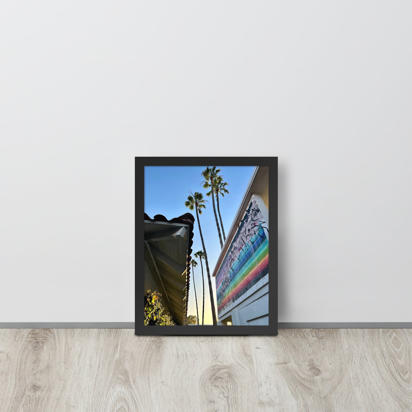 Artsy Palm Trees | Framed Photo Print