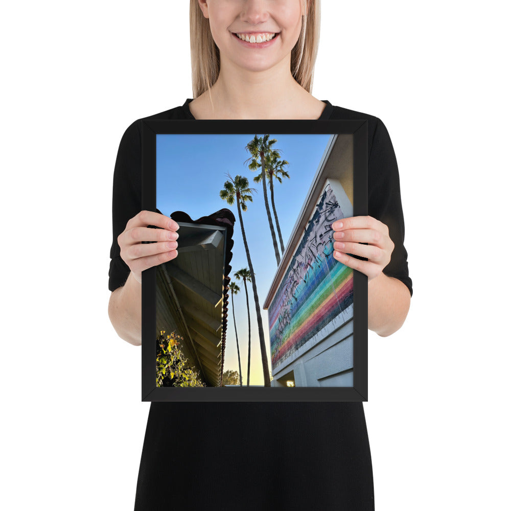 Artsy Palm Trees | Framed Photo Print