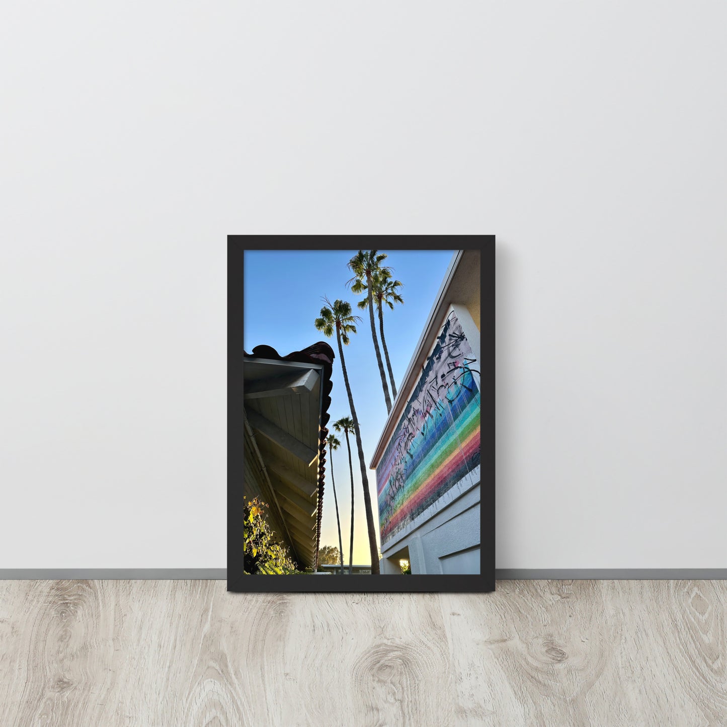 Artsy Palm Trees | Framed Photo Print