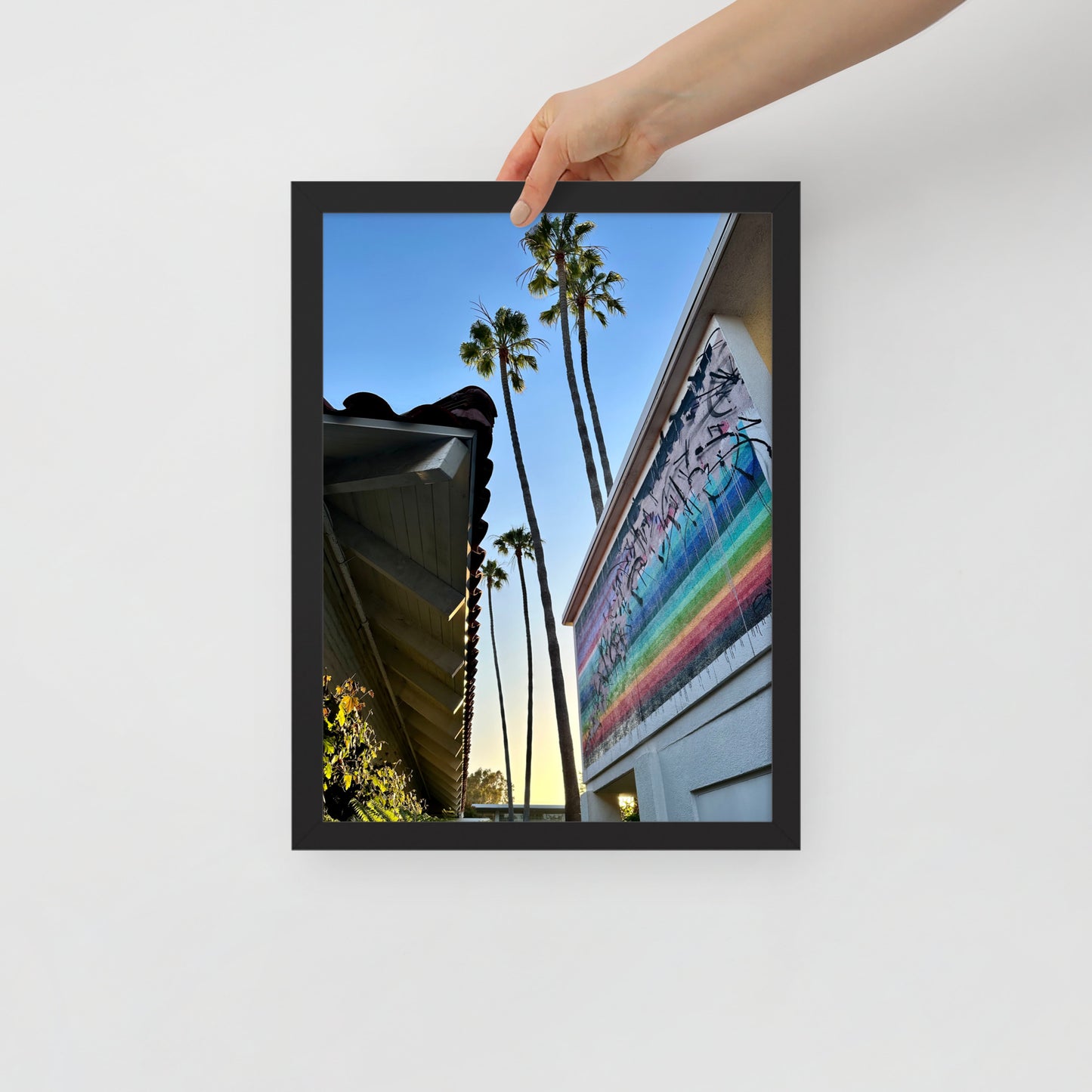 Artsy Palm Trees | Framed Photo Print