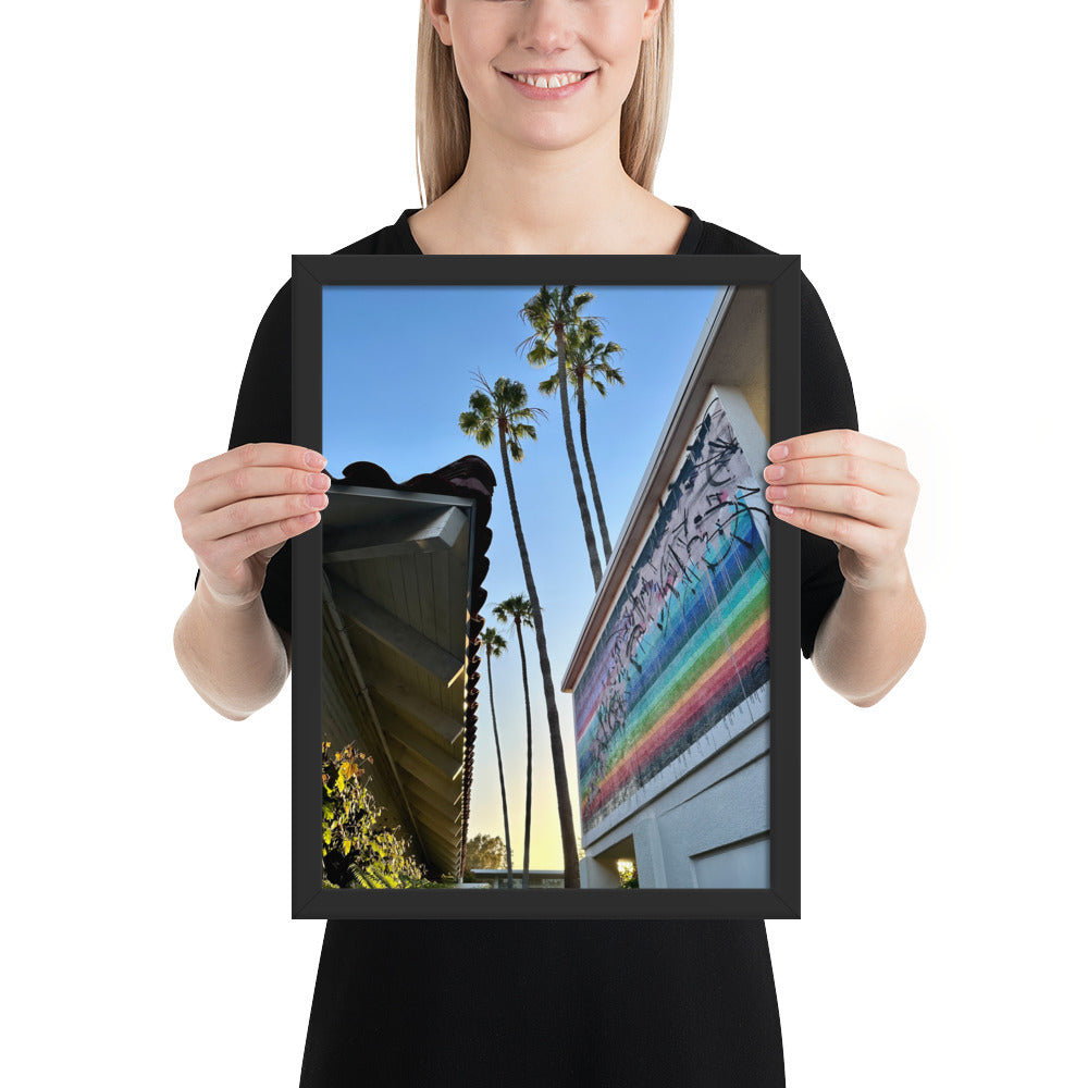 Artsy Palm Trees | Framed Photo Print