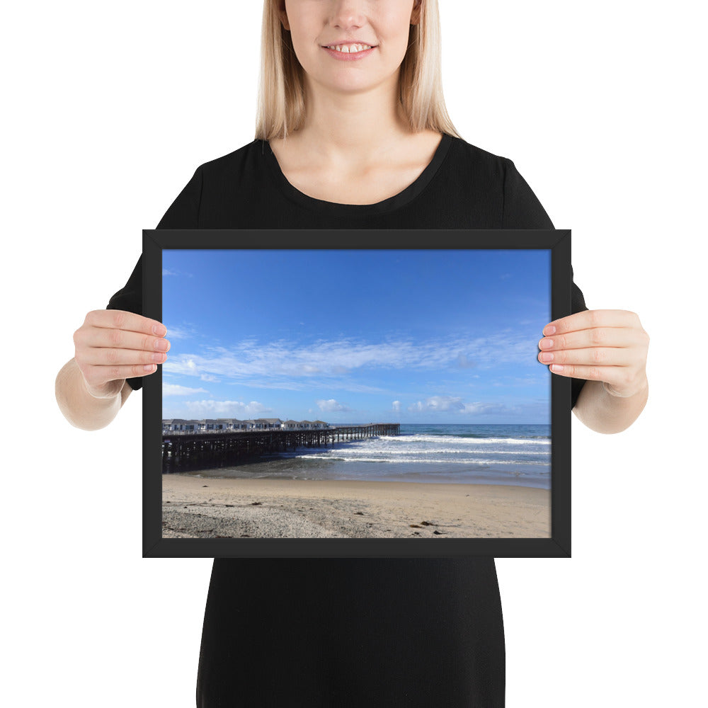 Crystal Pier | Framed Photo Print