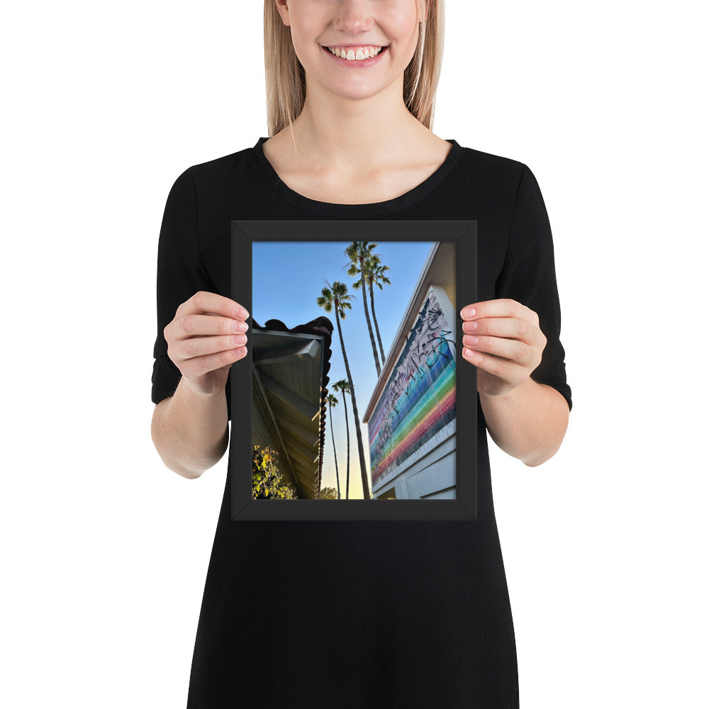 Artsy Palm Trees | Framed Photo Print