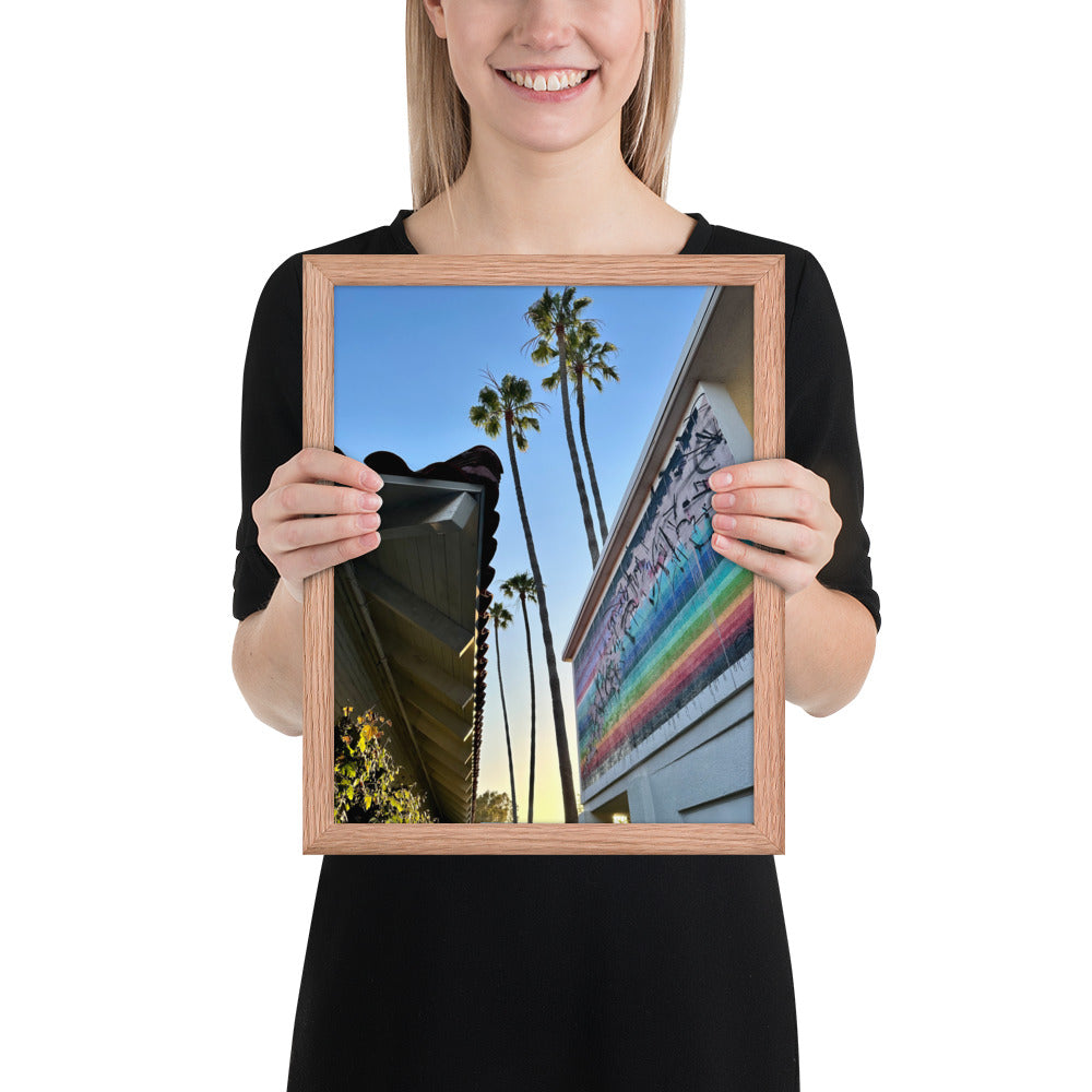 Artsy Palm Trees | Framed Photo Print