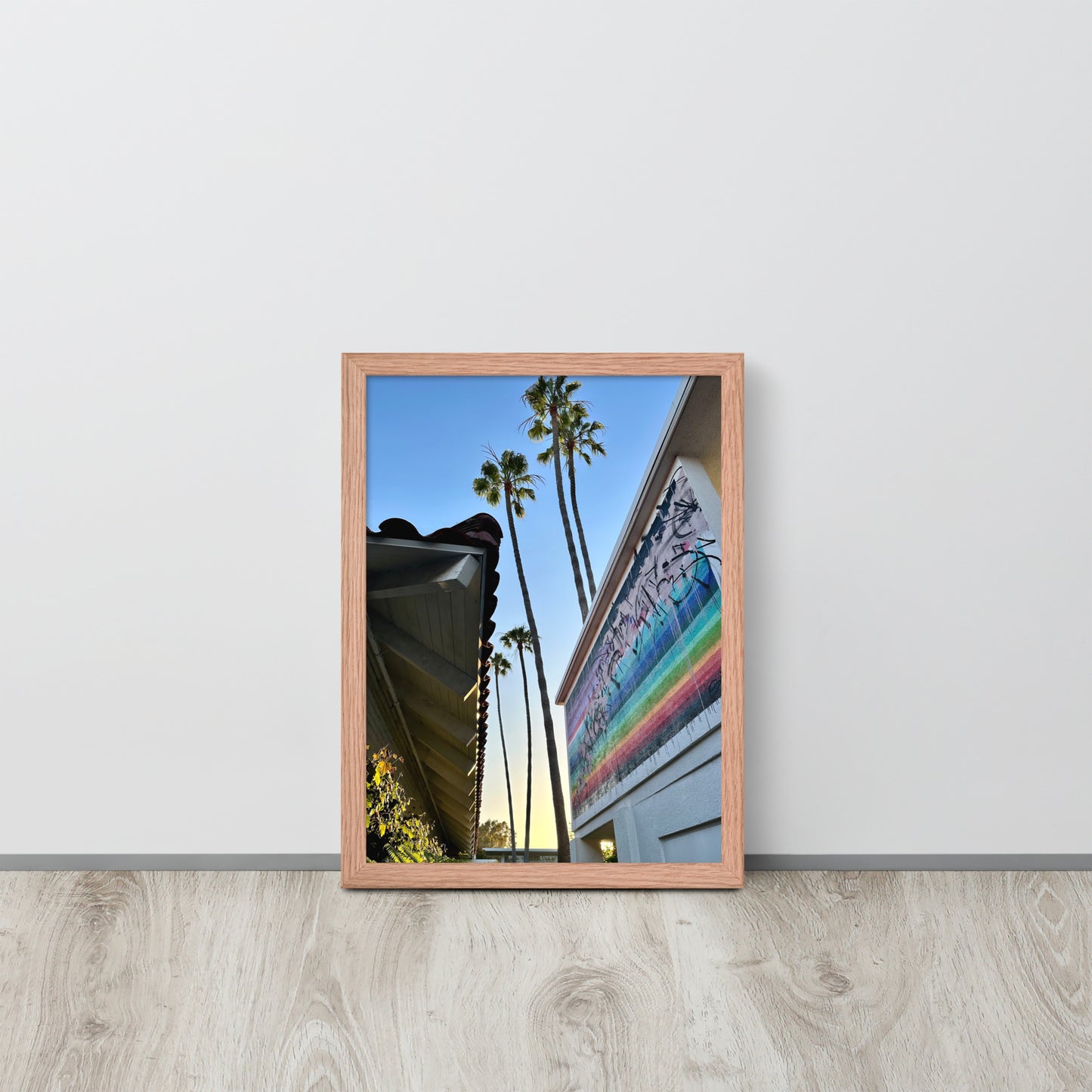 Artsy Palm Trees | Framed Photo Print