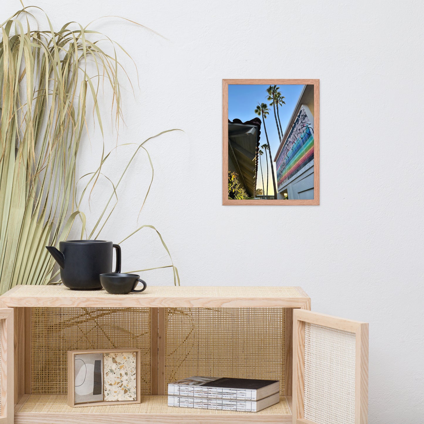 Artsy Palm Trees | Framed Photo Print