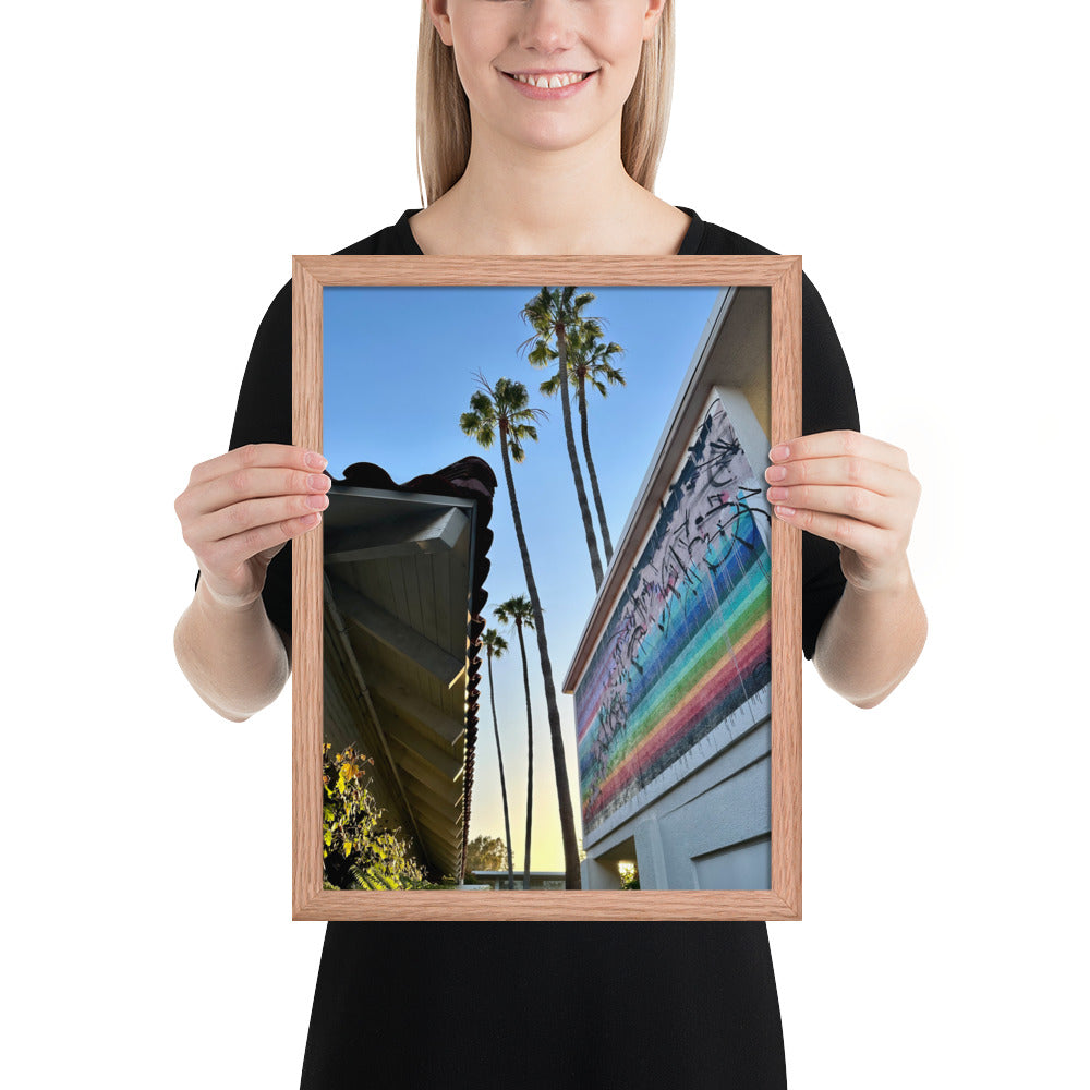 Artsy Palm Trees | Framed Photo Print