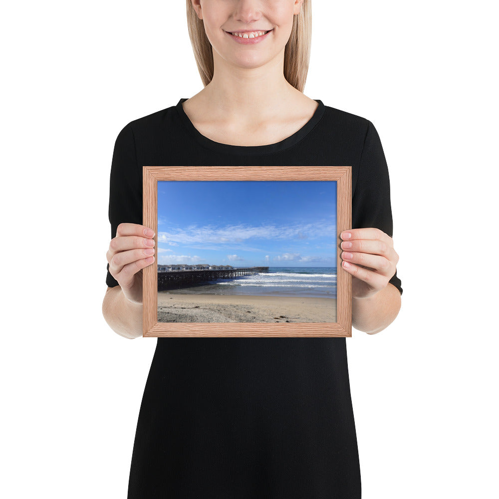 Crystal Pier | Framed Photo Print