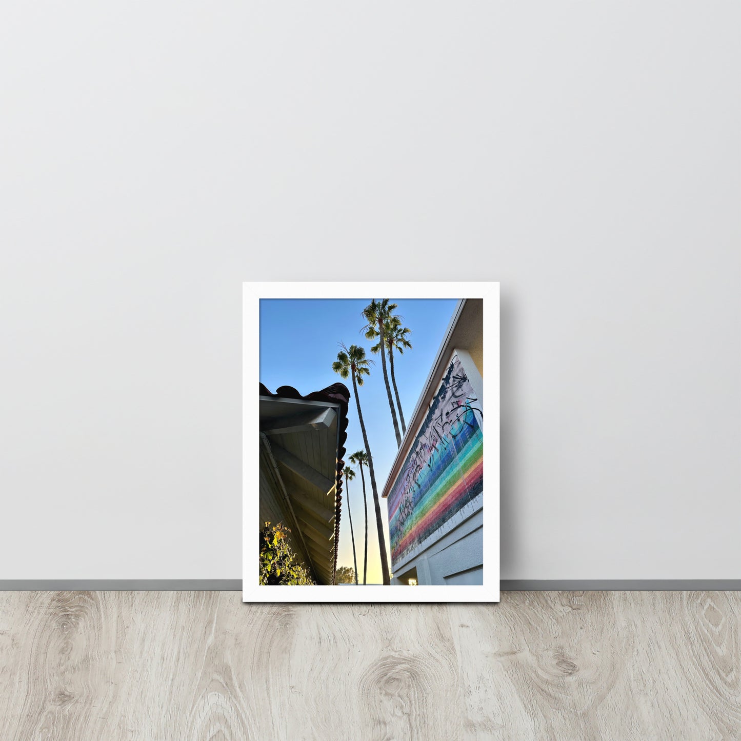 Artsy Palm Trees | Framed Photo Print