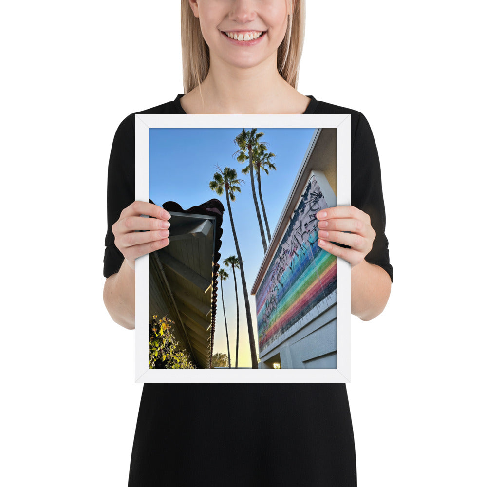 Artsy Palm Trees | Framed Photo Print