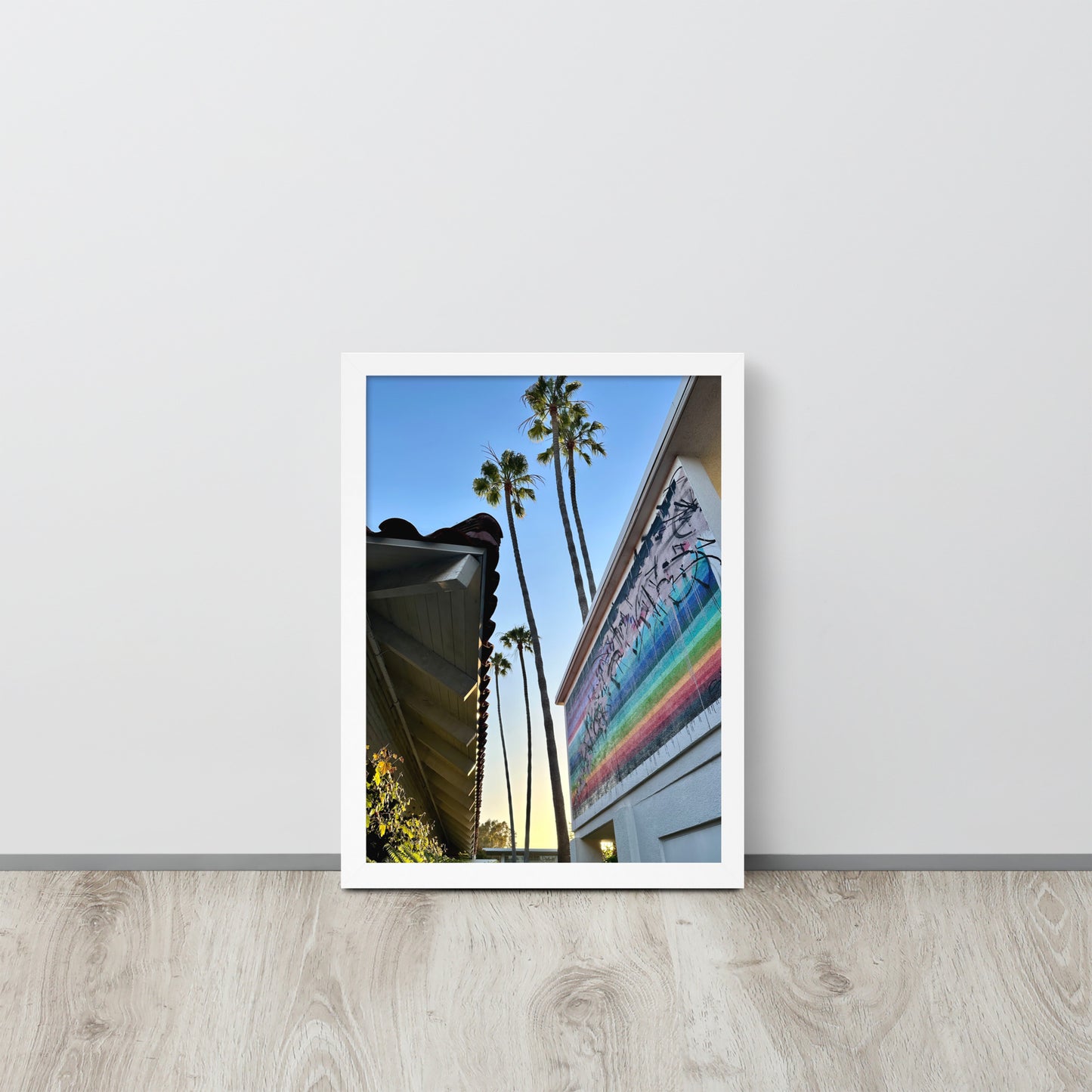 Artsy Palm Trees | Framed Photo Print