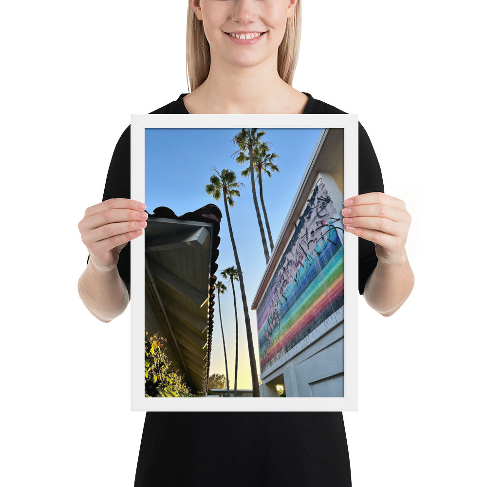 Artsy Palm Trees | Framed Photo Print