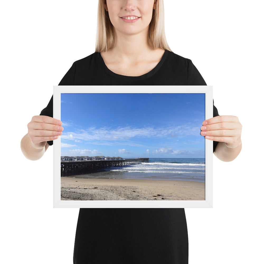 Crystal Pier | Framed Photo Print