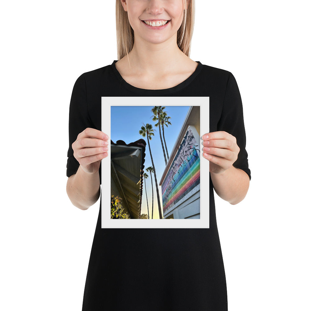 Artsy Palm Trees | Framed Photo Print