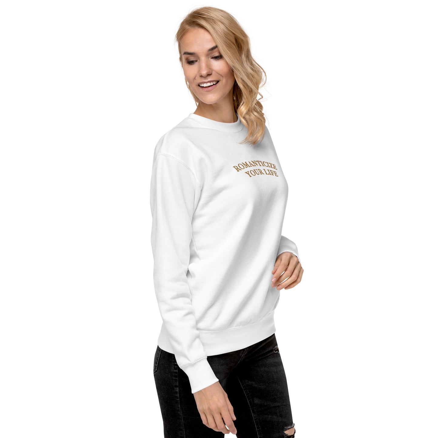 Romanticize Your Life | Crewneck | Embroidered