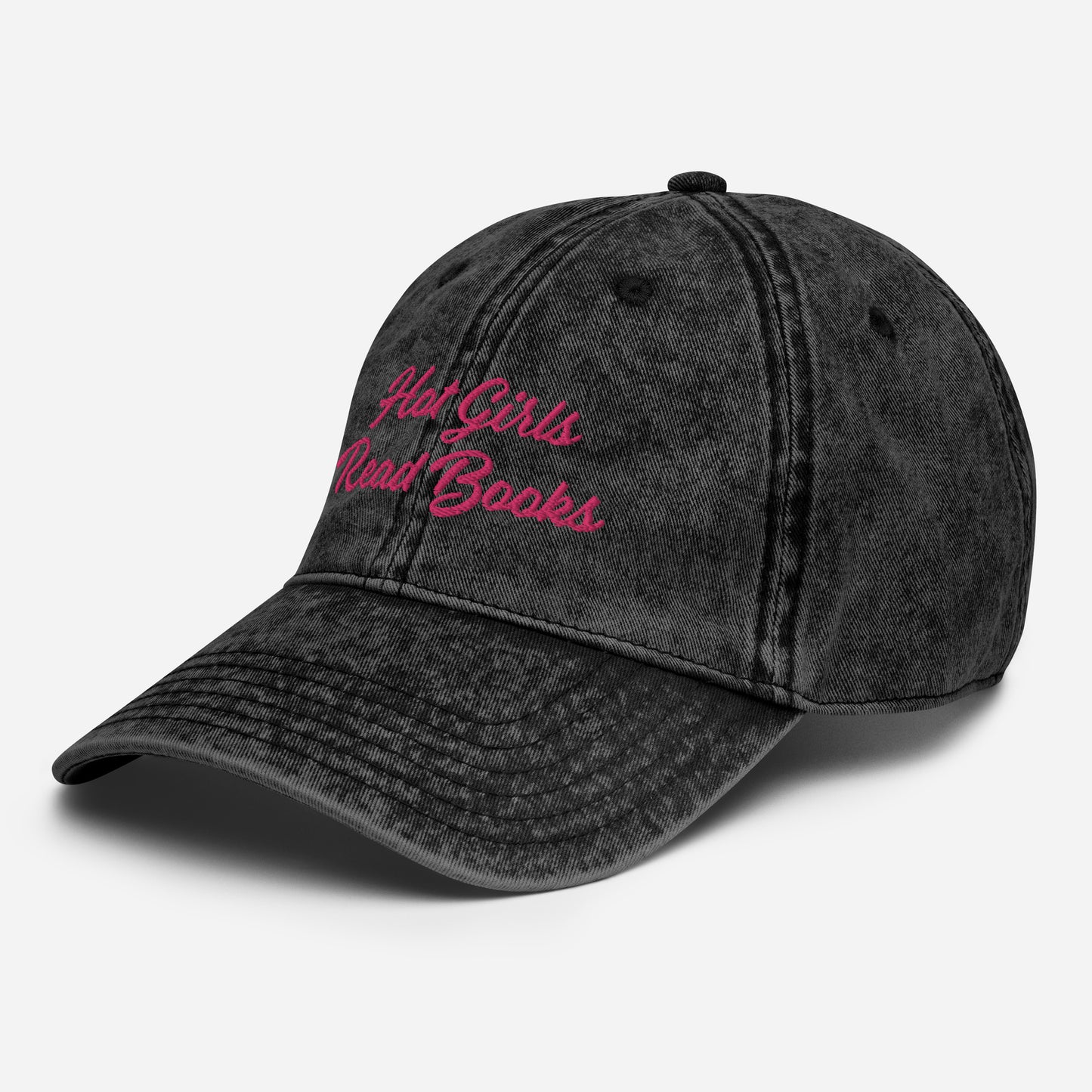Hot Girls Read Books | Vintage Dad Hat | Embroidered