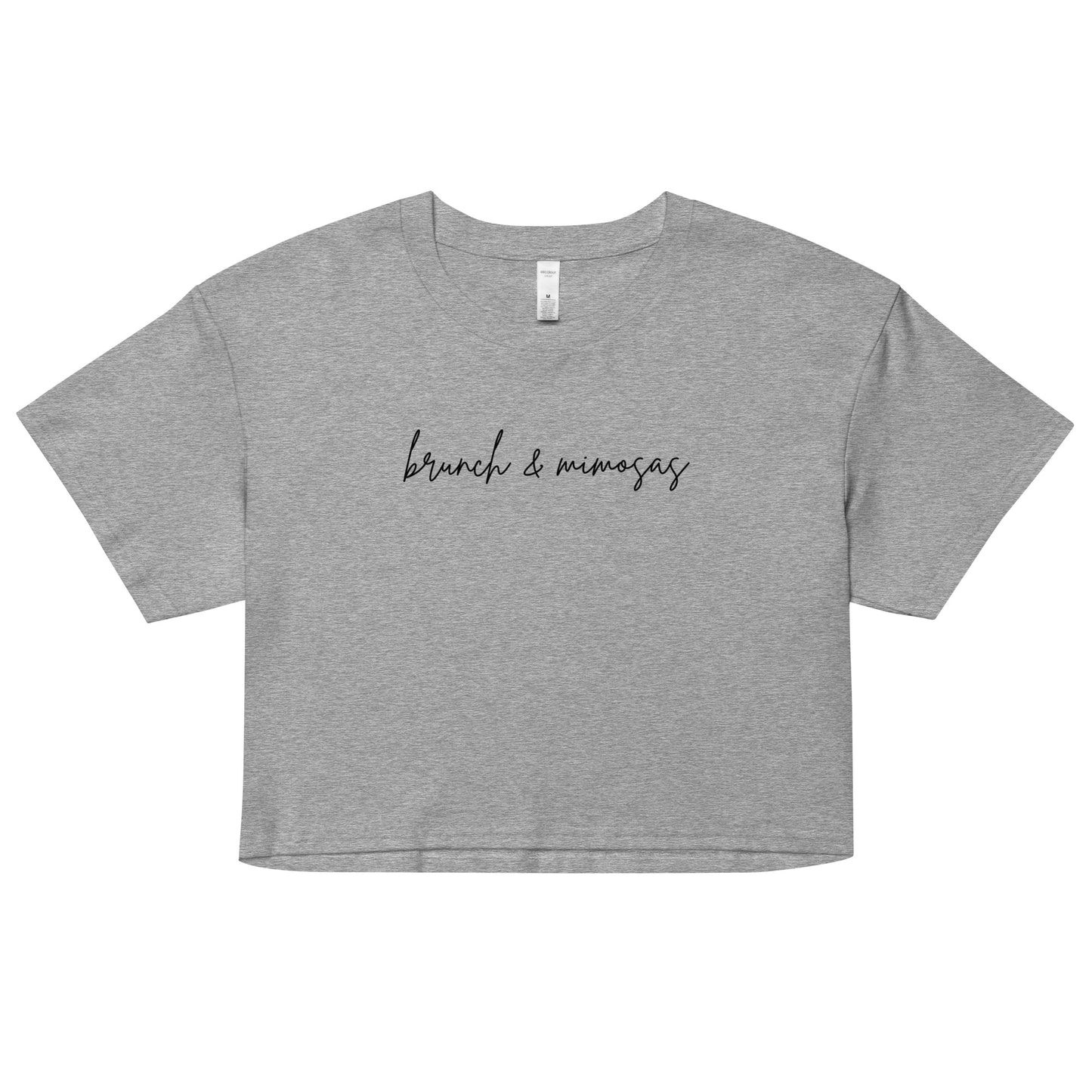 Brunch & Mimosas | Women’s Crop Top | Relaxed Fit