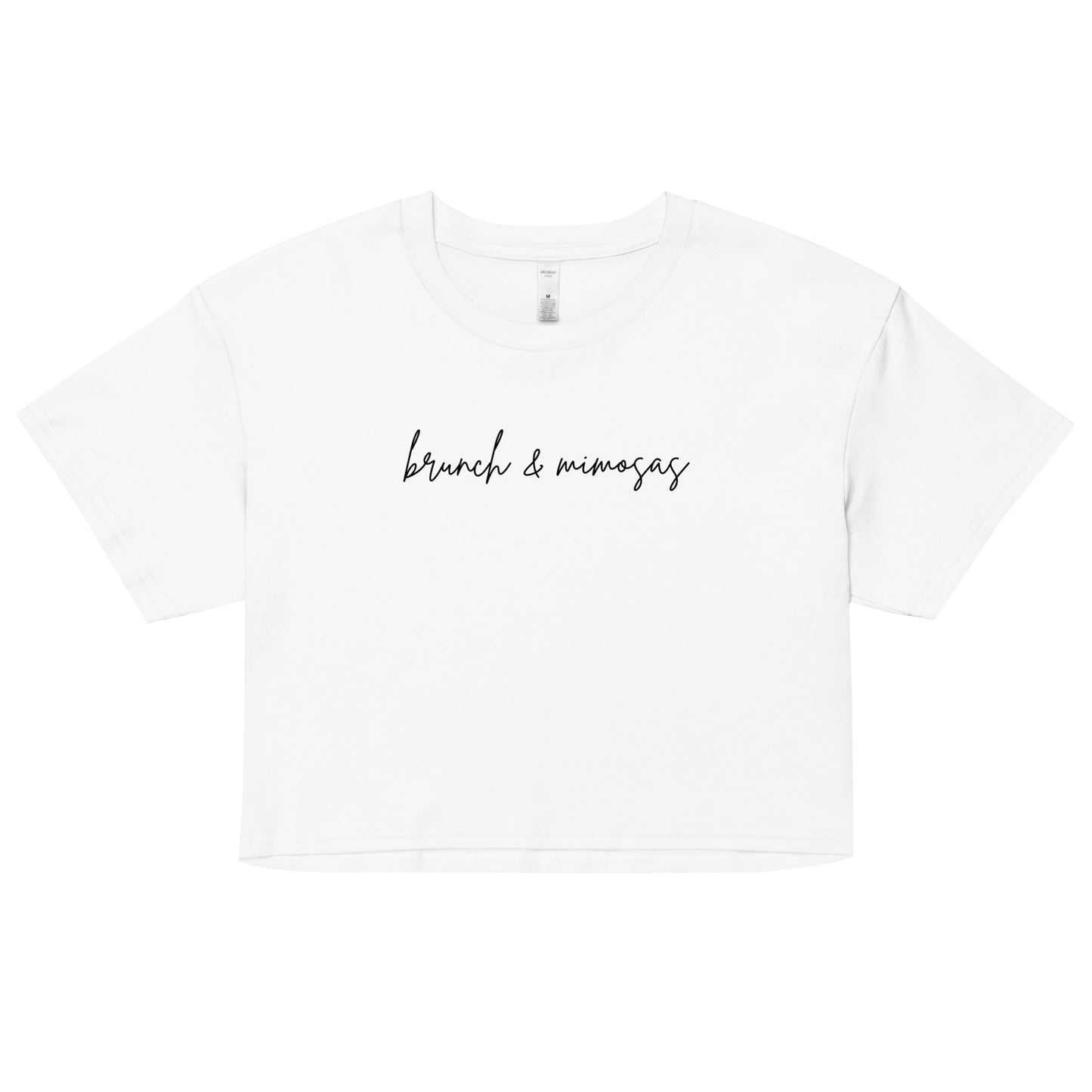 Brunch & Mimosas | Women’s Crop Top | Relaxed Fit