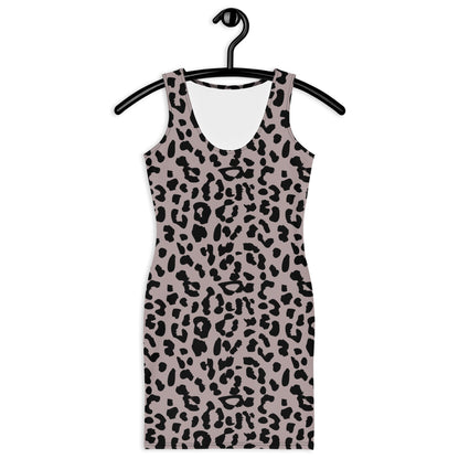 Leopard Dress - Mauve | Body Con Fit