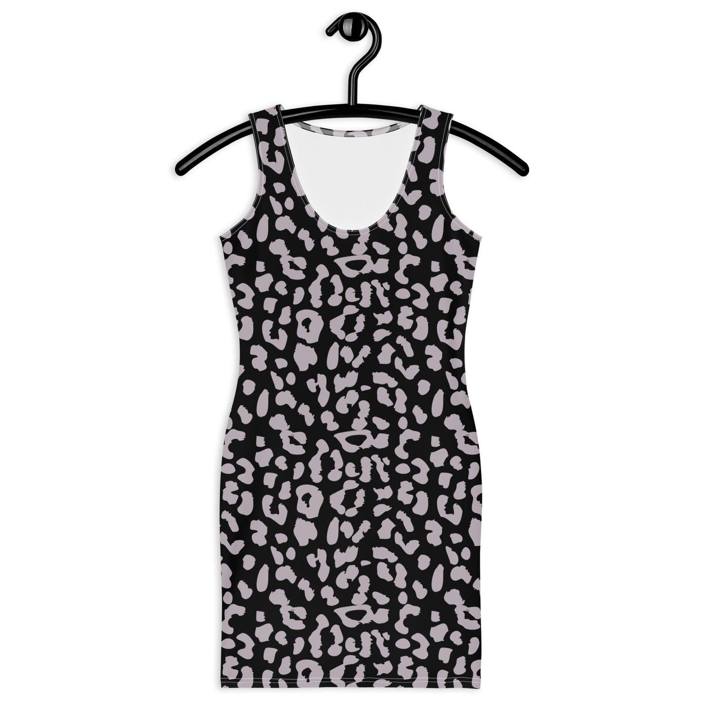 Leopard Dress - Black | Body Con Fit