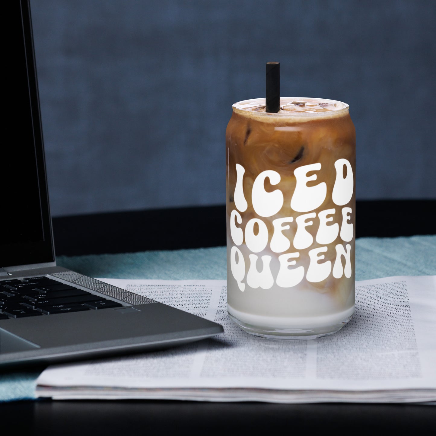 Coffee Queen | Can Shaped Glass | 16oz