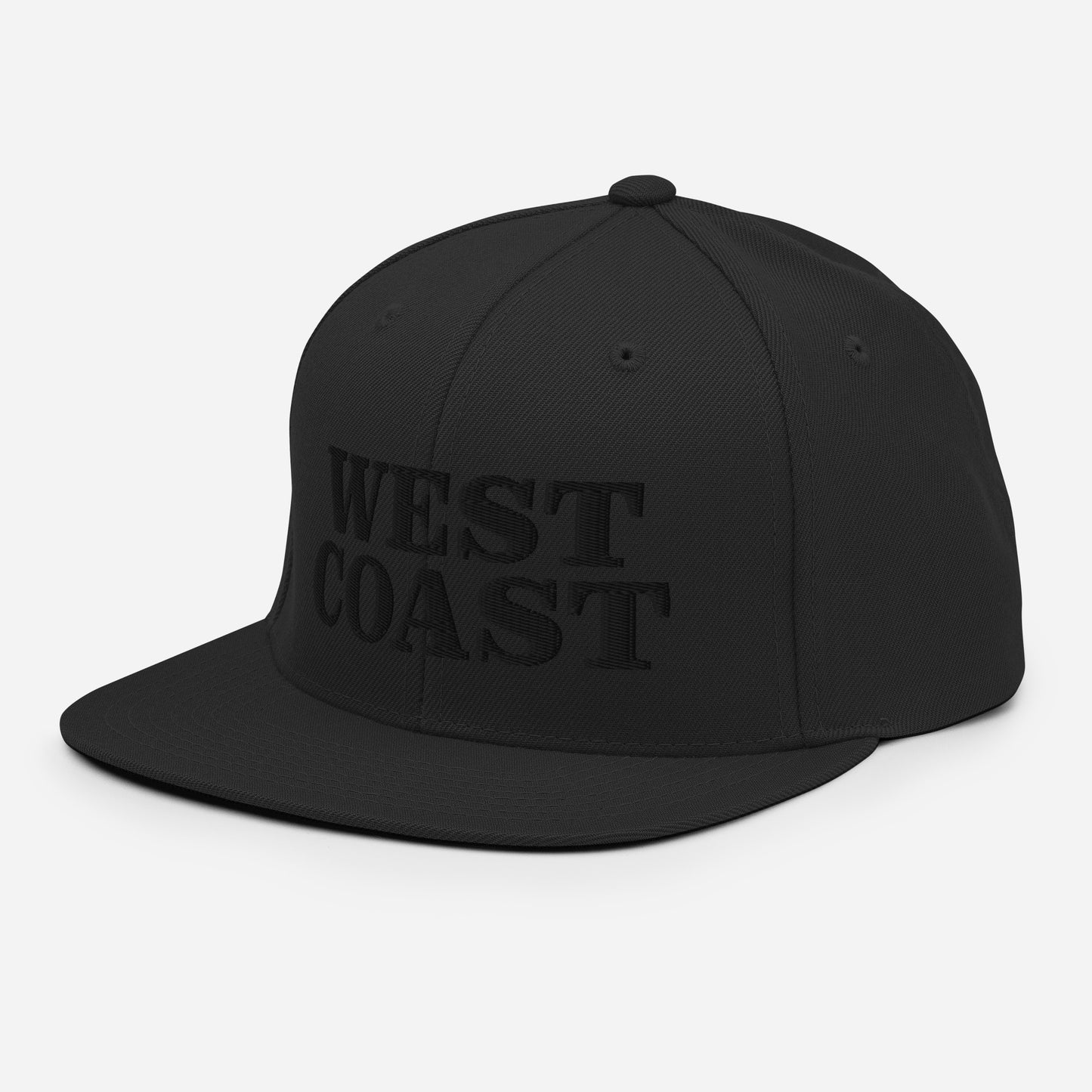 West Coast | Classic Snapback Hat | Embroidered