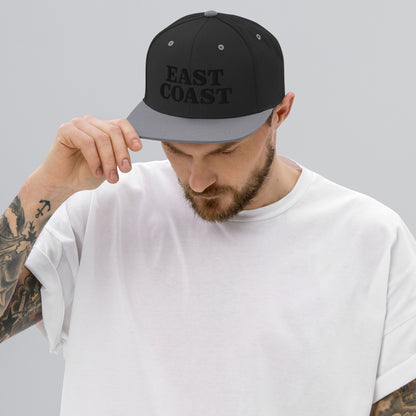 East Coast | Classic Snapback Hat | Embroidered