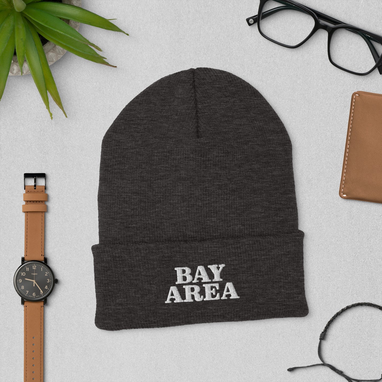 Bay Area | Cuffed Beanie | Embroidered