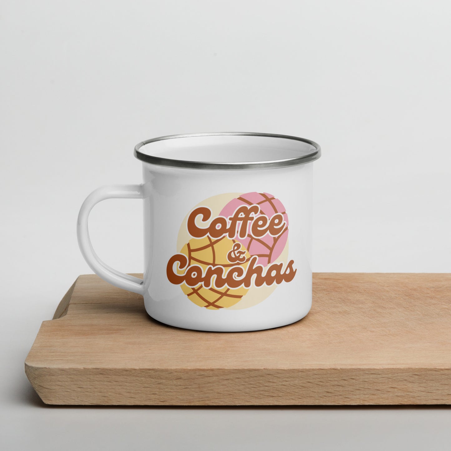 Coffee & Conchas | Enamel Mug | 12oz