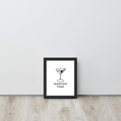 Martini Time | Framed Wall Art