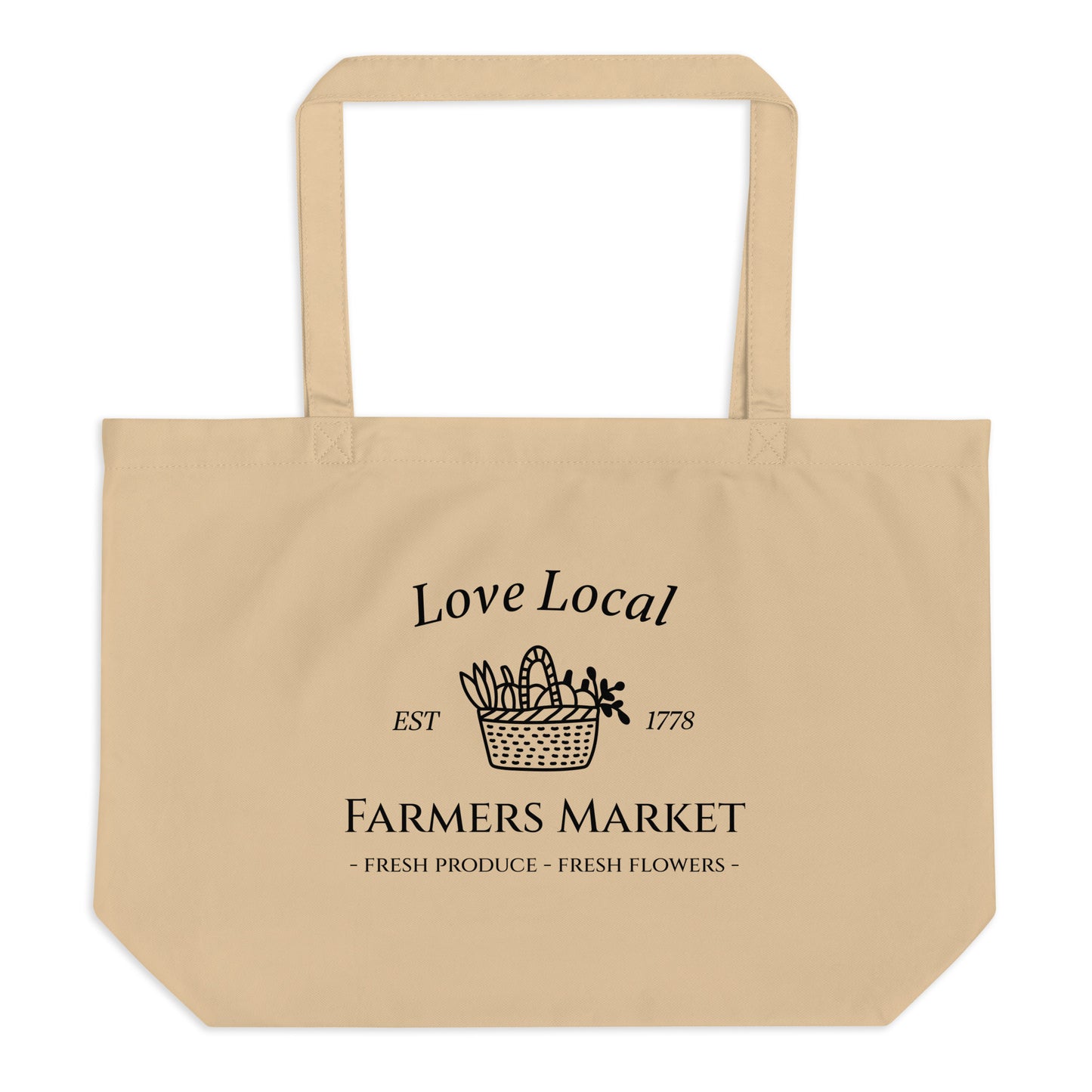 Farmers Market | Eco Tote Bag | Large