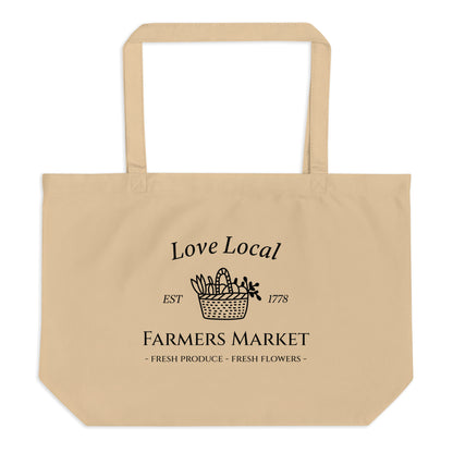 Farmers Market | Eco Tote Bag | Large