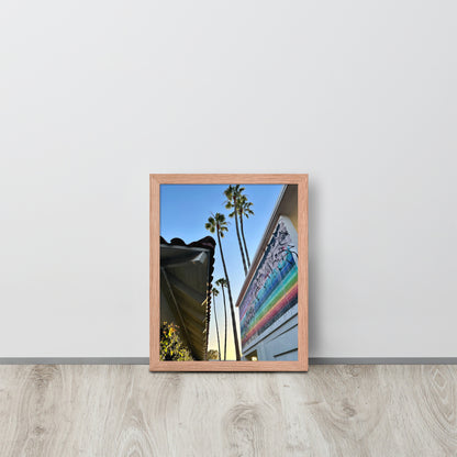 Artsy Palm Trees | Framed Photo Print