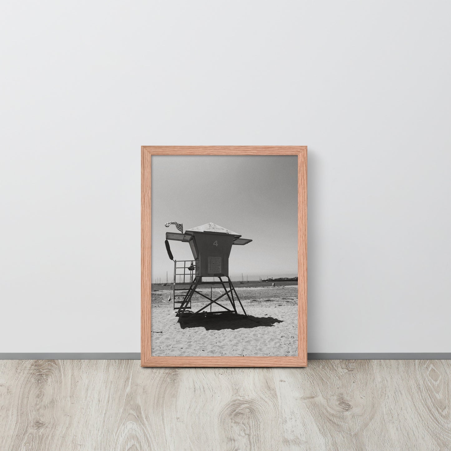 California Lifeguard Tower | Framed Photo Print