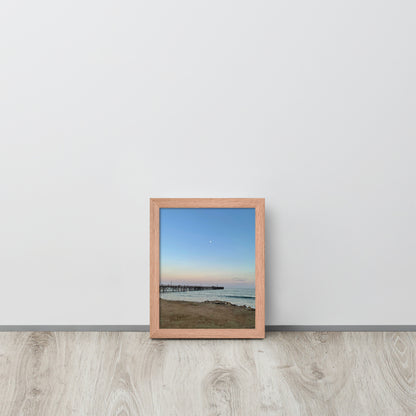 Dreamy California Beach Sunset | Framed Photo Print