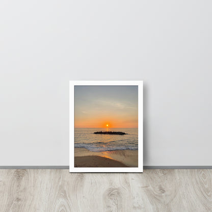 Beach Sunset | Framed Photo Print