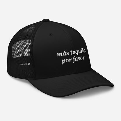 Más tequila | Retro Trucker Hat | Embroidered