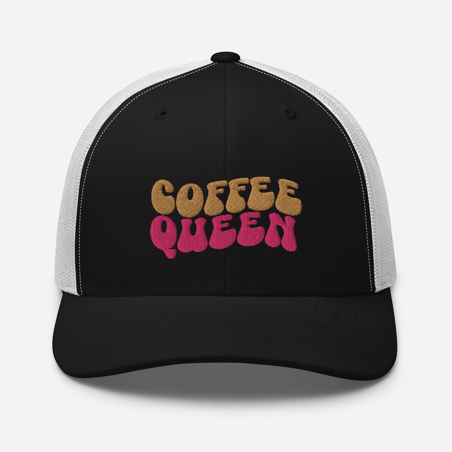 Coffee Queen | Retro Trucker Hat | Embroidered