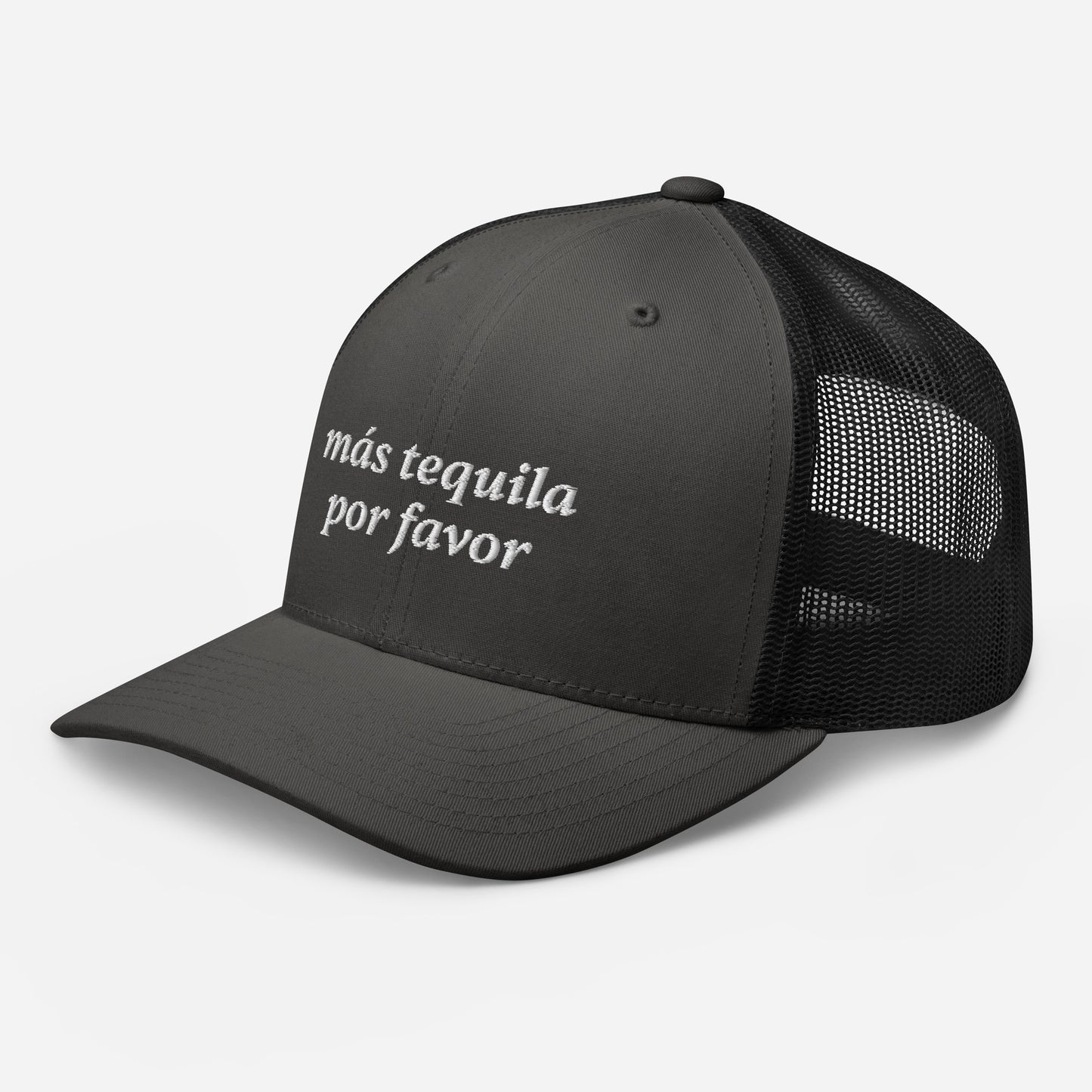 Más tequila | Retro Trucker Hat | Embroidered