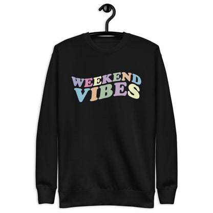 Colorful Weekend Vibes | Crewneck