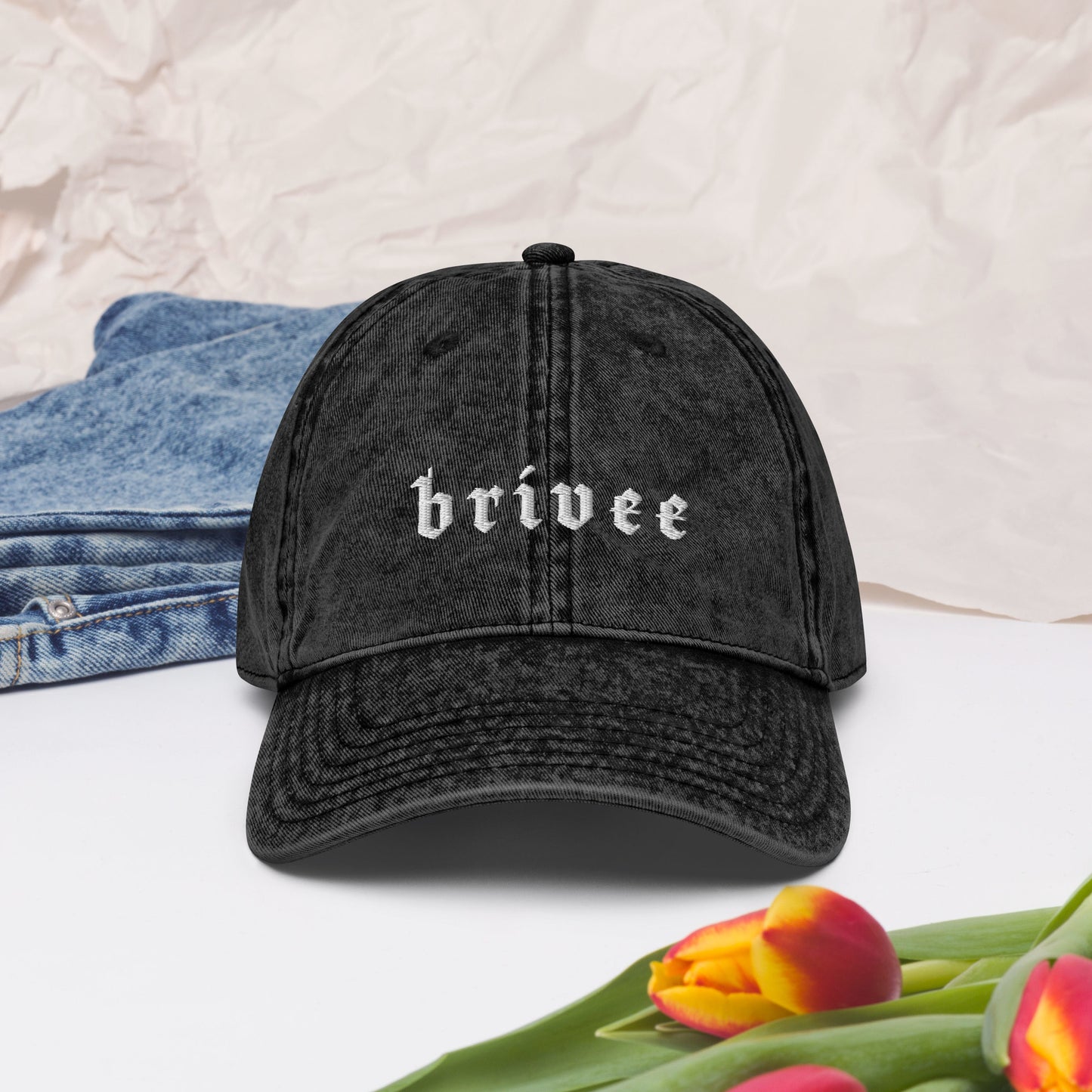 Brivee | Vintage Dad Hat | Embroidered