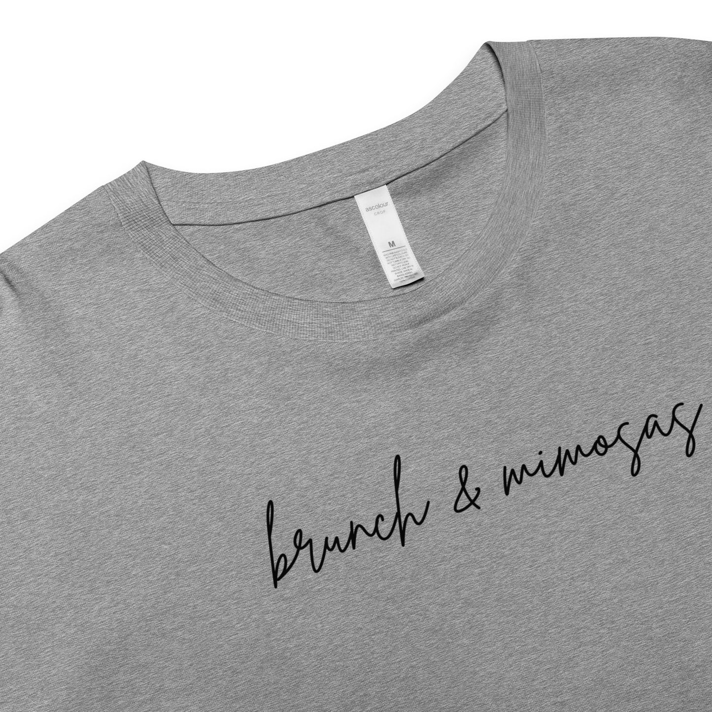 Brunch & Mimosas | Women’s Crop Top | Relaxed Fit