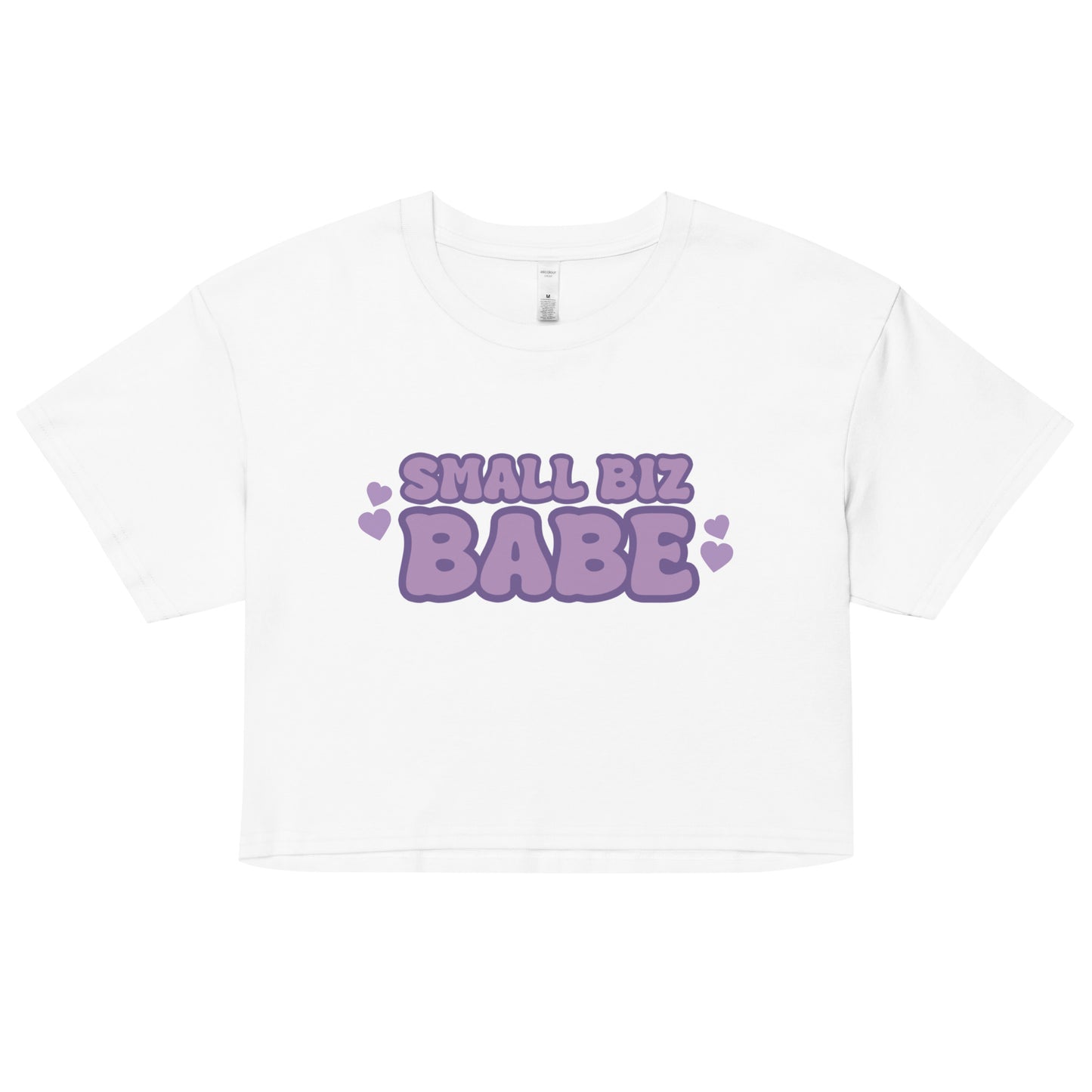 Small Biz Babe | Women’s Crop Top | Relaxed Fit