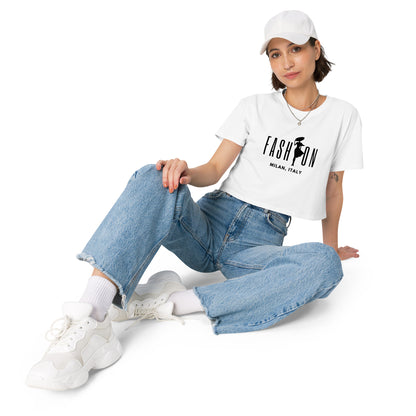 The Fashion Crop T-Shirt | Women’s Crop Top | Relaxed Fit